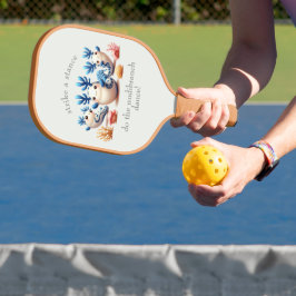 Palas De Pickleball Nudibranquios y corales divertidos y coloridos