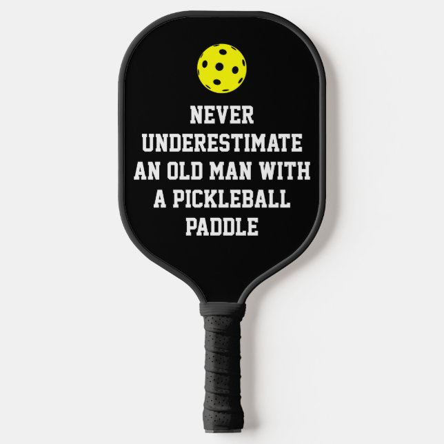 Palas De Pickleball NUNCA Personalizado SUBESTIMADO Foto Paddle (Anverso)