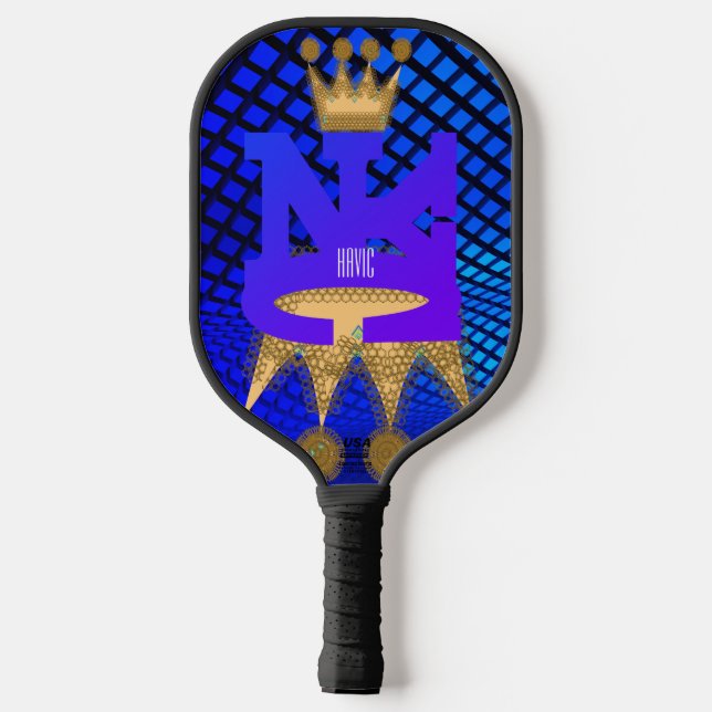 PALAS DE PICKLEBALL NYC CROWN LOGO GRÁFICOS PICKLEBALL PADDLE (Reverso )