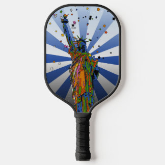 Palas De Pickleball NYC psicodélico: Estatua de la Libertad #2