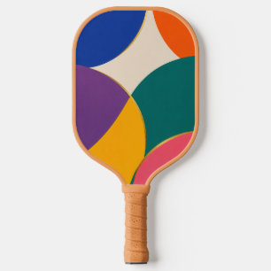 Palas De Pickleball Odisea Curvilínea Arte Moderno Pickleball Abstract