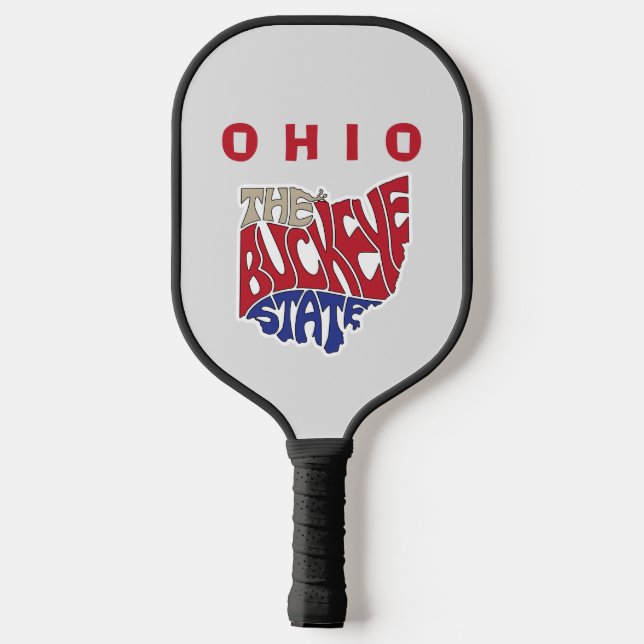 Palas De Pickleball Ohio Nickname Word Art (Reverso )
