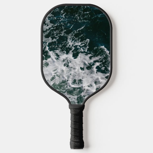 Palas De Pickleball Olas del océano oscuro (Anverso)