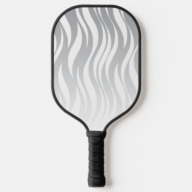 Palas De Pickleball Olas - Gradiente de plata acero (Anverso)