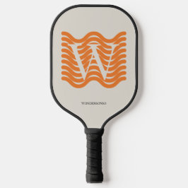 Palas De Pickleball Onda Naranja Pastel