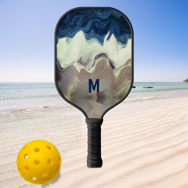 Palas De Pickleball ondas abstractas - personalizadas