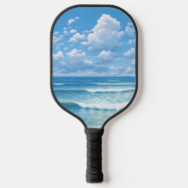 Palas De Pickleball Ondas de playa y logotipo de TCT