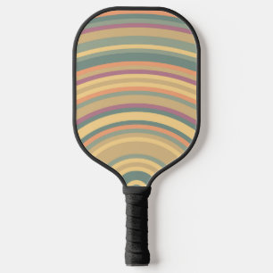 Palas De Pickleball Ondas de sonido coloridas