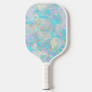 Palas De Pickleball opal mineral faux purpurina pickleball paddle