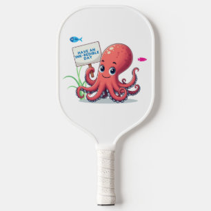 Palas De Pickleball Opulpo personalizado con pescado