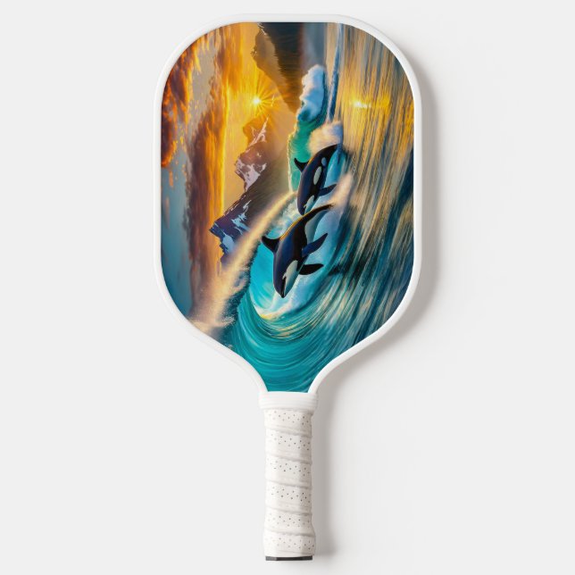 Palas De Pickleball Orcas ATC Design By Rich AMeN Gill (Anverso)
