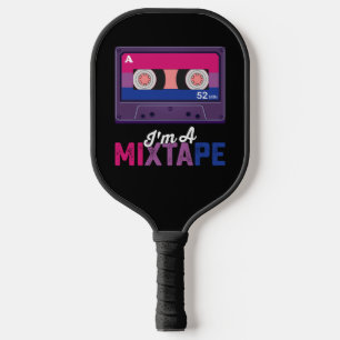 Palas De Pickleball Orgullo LGBT Im A Mixtape Cassette Bi