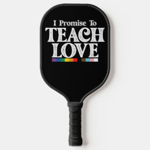 Palas De Pickleball Orgullo LGBT Profesor Prometo Enseñar Amor Gay