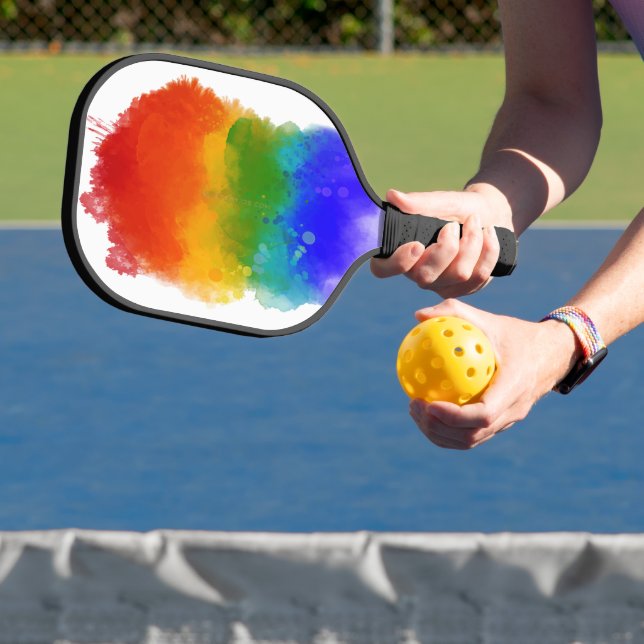 Palas De Pickleball Orgullo moderno de SlipperyJoe's salpicadura de en (in situ)