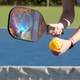 Palas De Pickleball Orion Nebula Space Galaxia Tu Nombre