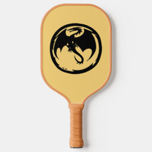Palas De Pickleball Oro del Dragón Negro y paleta de pickleball de col