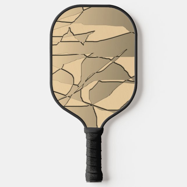 Palas De Pickleball Oro destrozado (Anverso)