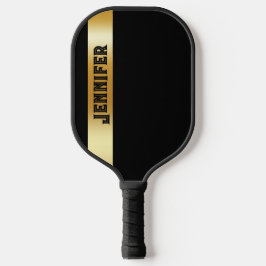 Palas De Pickleball Oro personalizado y negro personalizado