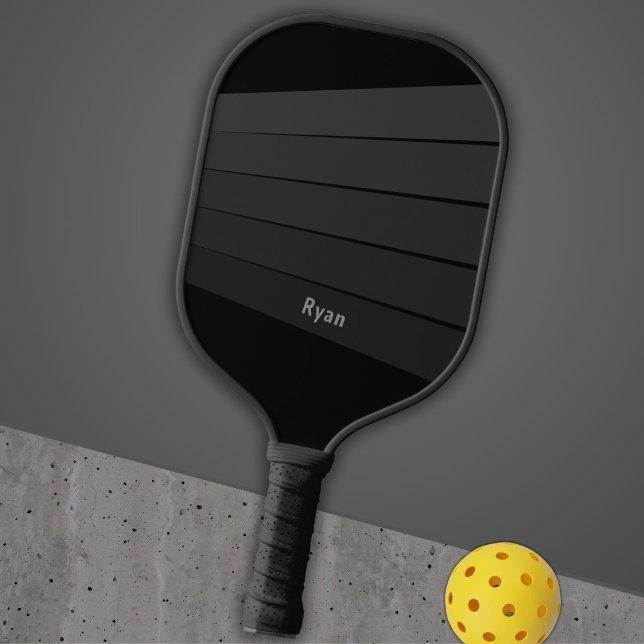Palas De Pickleball Oscuro en franjas oscuras Retro Masculino (Subido por el creador)