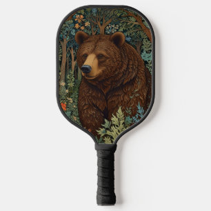 Palas De Pickleball Oso castaño retro ruso