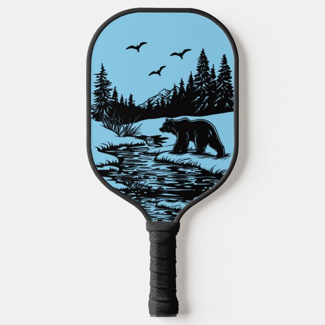 Palas de Pickleball Oso del Bosque Poderoso (Anverso)