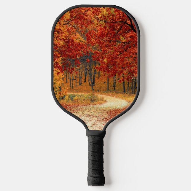 Palas De Pickleball otoño en el bosque (Anverso)