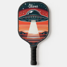 Ovni Vintage en puesta de sol roja personalizada