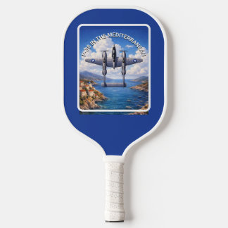 Palas De Pickleball P-38 Lightning sobre el Mediterráneo