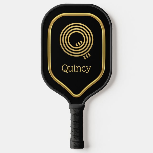 Palas De Pickleball P Gold Paddle inicial de pellebol de oro (Anverso)