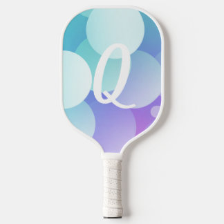 Palas De Pickleball P Nombre Pickleball Paddle Purple Blue Bubble Mode