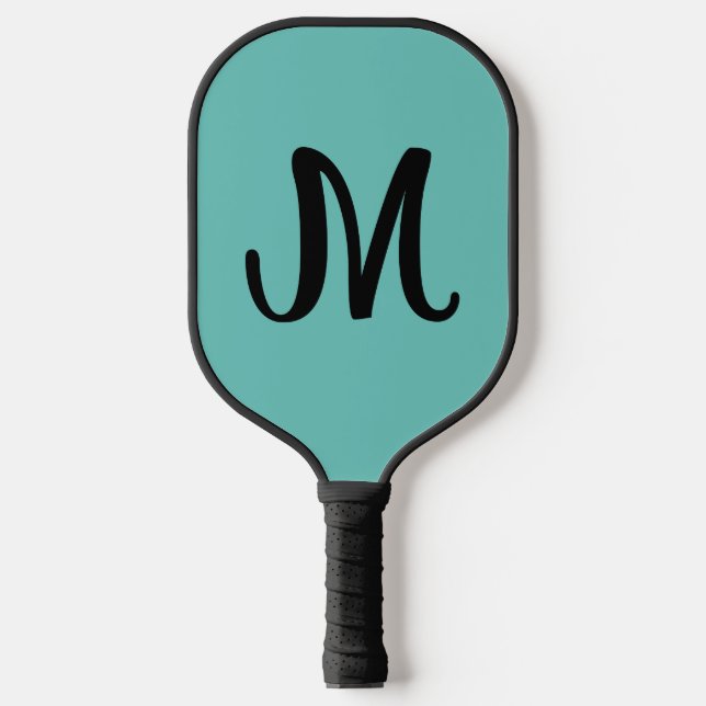 PALAS DE PICKLEBALL PADDILLA DE PICKLEBALL AZUL ELEGANTE DE MONOGRAMA (Anverso)