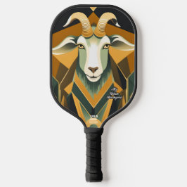 Palas De Pickleball Paddle Art Deco de pellebol de cabra