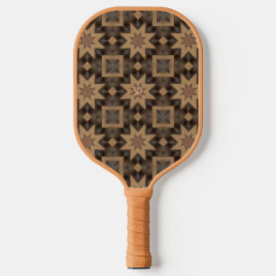 Palas De Pickleball Paddle Art Deco Vintage Inlay Pickleball