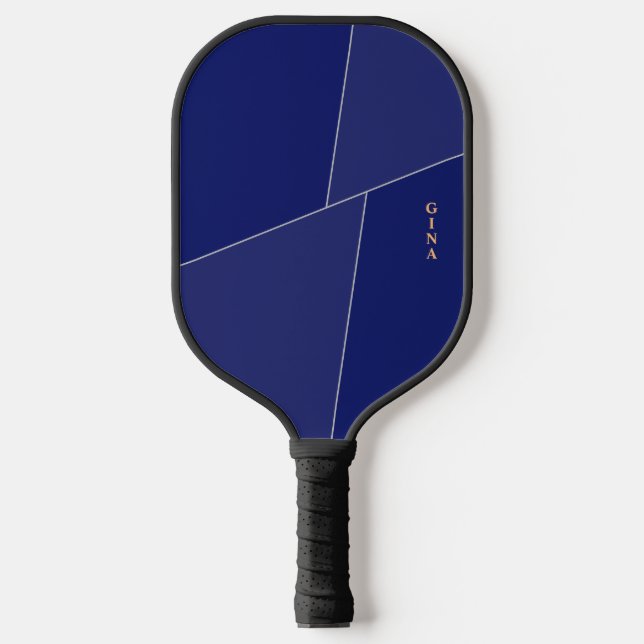 Palas De Pickleball Paddle azul oscuro de bolas de pollo personalizado (Anverso)