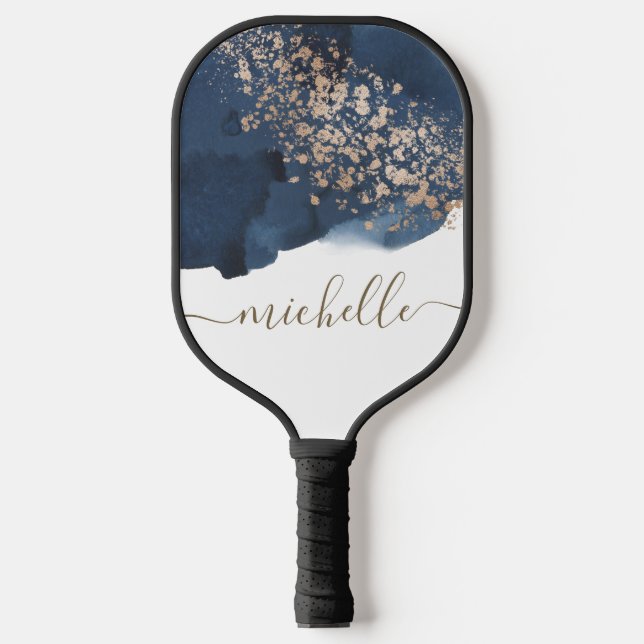 Palas De Pickleball Paddle Blue Gold Dust Pickleball (Anverso)