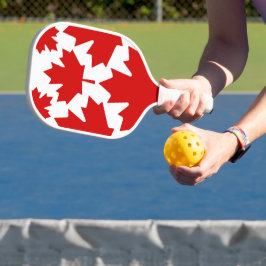 Palas De Pickleball Paddle con patrón de bola de bola de hojas de arce