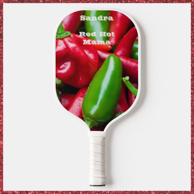 Palas De Pickleball Paddle Cute Red Hot Mama Pickleball (Subido por el creador)
