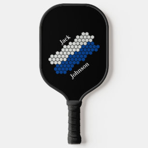 Palas De Pickleball Paddle de baloncesto con nombre personalizado Blac