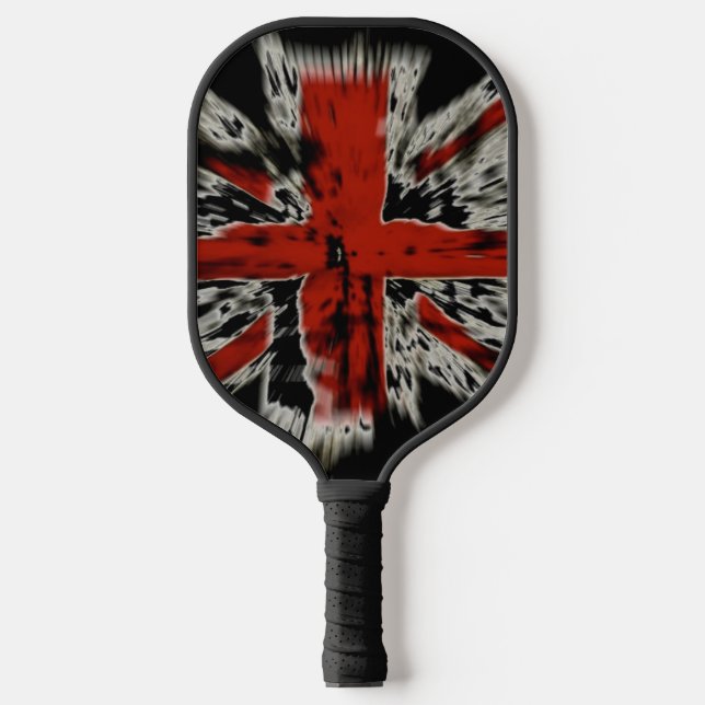 Palas De Pickleball Paddle de baloncesto de bandera británica (Anverso)