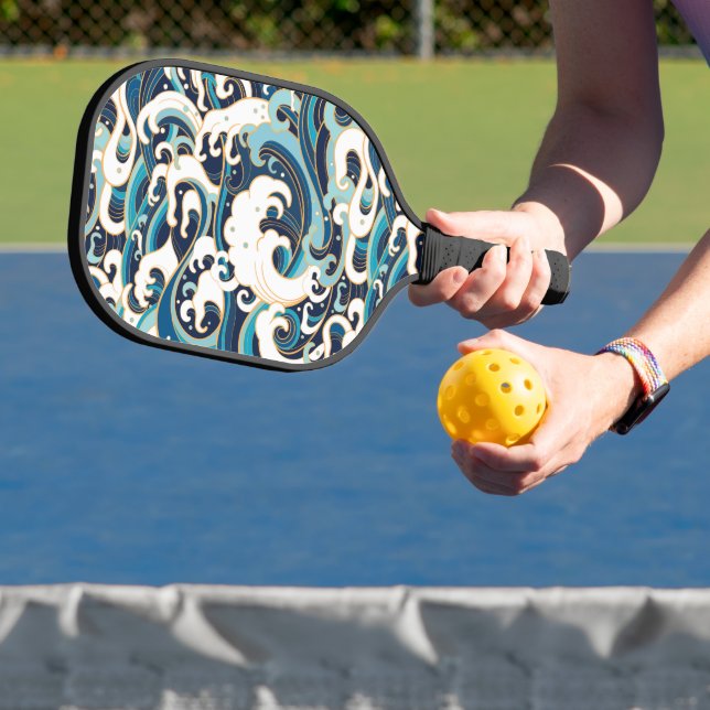 Palas De Pickleball Paddle de baloncesto de olas oceánicas (in situ)