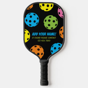Palas De Pickleball Paddle de bola de bolas coloridas