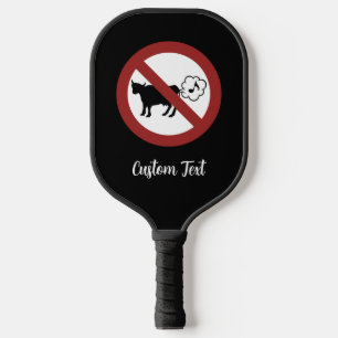 Palas De Pickleball Paddle de bola de pavo con icono de metano de vaca