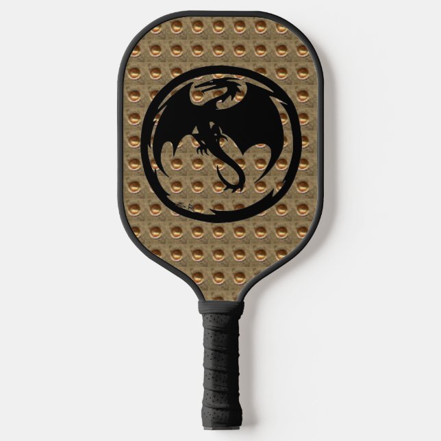 Palas De Pickleball Paddle de bola de pickleball con sangría de oro de (Anverso)