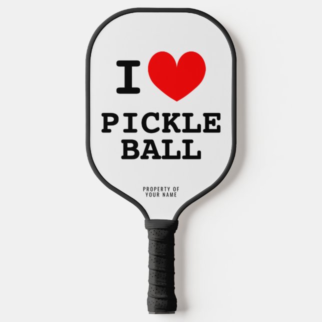 Palas De Pickleball Paddle de bola de picnic con nombre personalizado (Anverso)