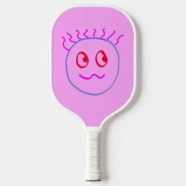 Palas De Pickleball Paddle de bola de rosa azul cúrcula cara