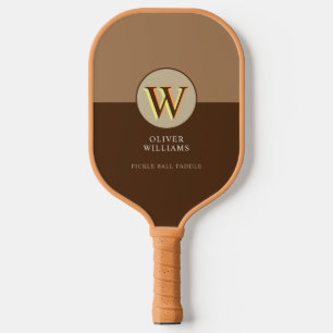 Palas De Pickleball Paddle de bolas de bolas de bolas marrones de 2 to