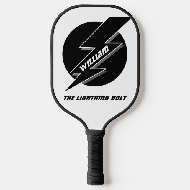 Palas De Pickleball Paddle de bolas de bolas de pólvora Black Lightt (Anverso)