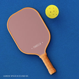 Palas De Pickleball Paddle de bolas de bolas de rosado marrón personal