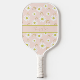 Palas De Pickleball Paddle de bolas de pasto rosado personalizado