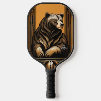 Palas De Pickleball Paddle de bolas de pato personalizado Art Deco